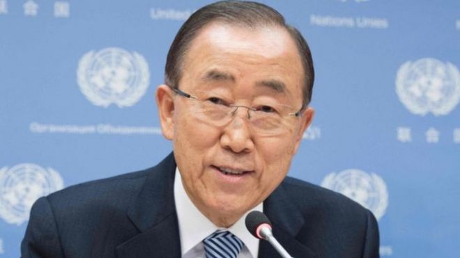 Ban Ki-moon wuxuu bidhaamiyey in laga yaabo inuu madaxweyne-nimo u tartamo