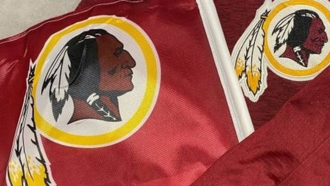 bans sale of items with Washington Redskins logo/name