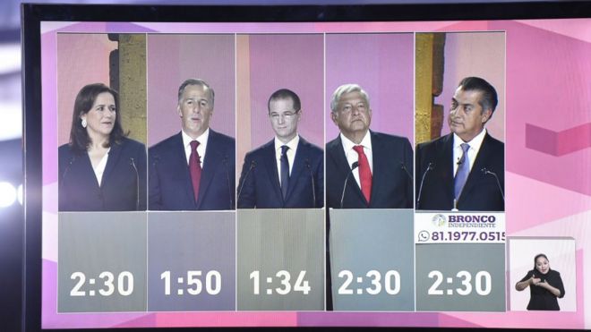 El debate presidencial ha sido uno de los más vistos en México.