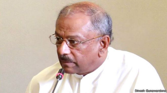 මහජන එක්සත් පෙරමුණේ නායක පාර්ලිමේන්තු මන්ත්‍රී දිනේෂ් ගුණවර්ධන