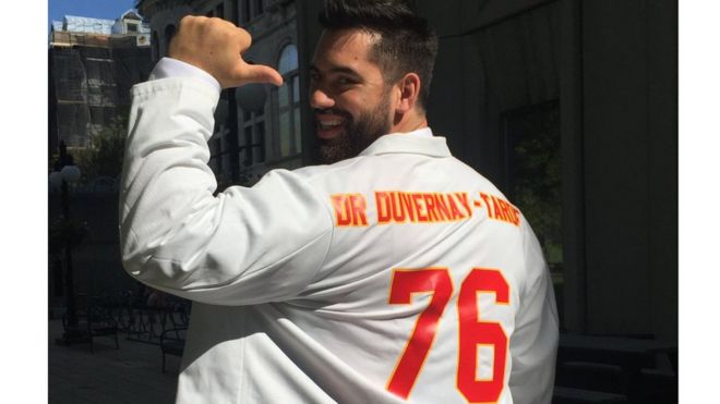 kansas city chiefs lineman laurent duvernay tardif - most followed nfl players on instagram