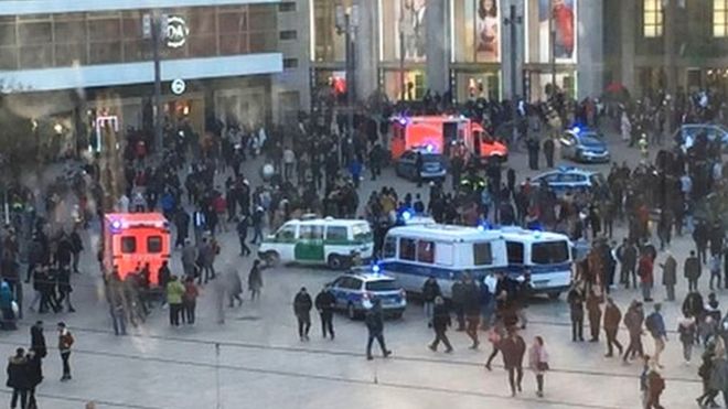 police brawl berlin