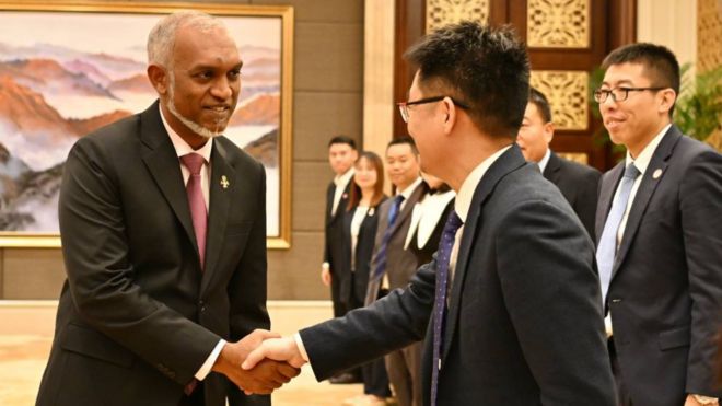 चीन दौरे पर गए मोहम्मद मुइज़्ज़ू