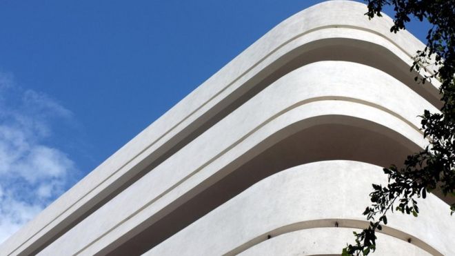 Edificio de la Ciudad Blanca en Tel Aviv