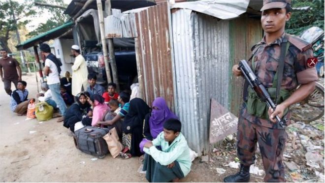 ဘင်္ဂလားဒေ့ရှ်ဘက် ထွက်ပြေး ရောက်ရှိလာသူများ