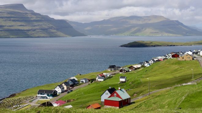 Деревня на Фарерских островах