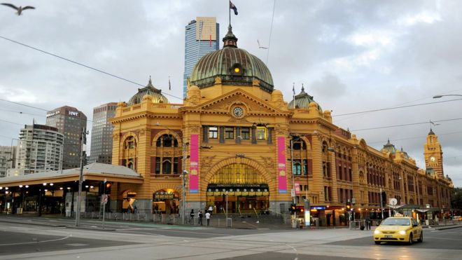 Станция Флиндерс-ст, возможно, самое знаковое место Мельбурна