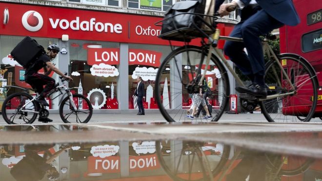 Vodafone магазин Лондон