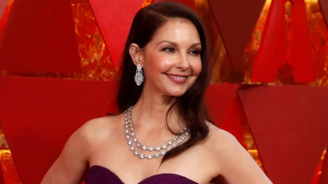 Ashley Judd attends the 90th Academy Awards in Hollywood, California, 3 April 2018