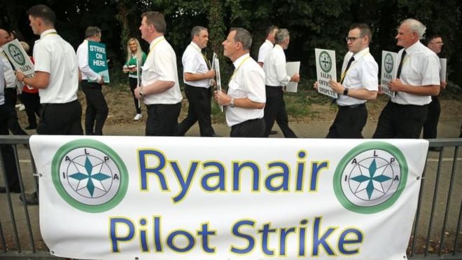 Забастовка пилота Ryanair