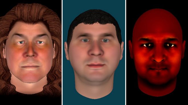 Три аватара, созданные людьми, принимающими участие в терапии