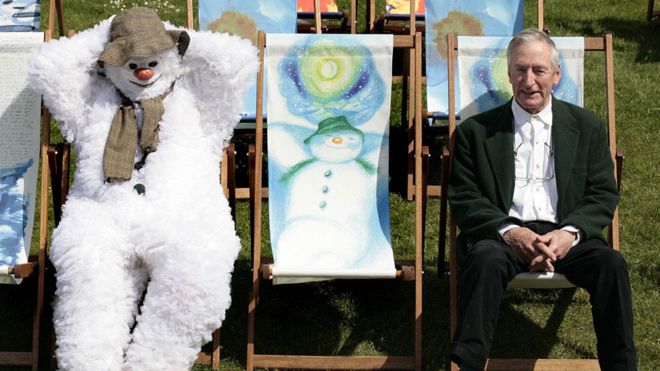 Рэймонд Бриггс с «Снеговиком» в 2008 году