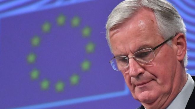 EU chief Brexit negotiator Michel Barnier in Brussels, Belgium 14 November 2018