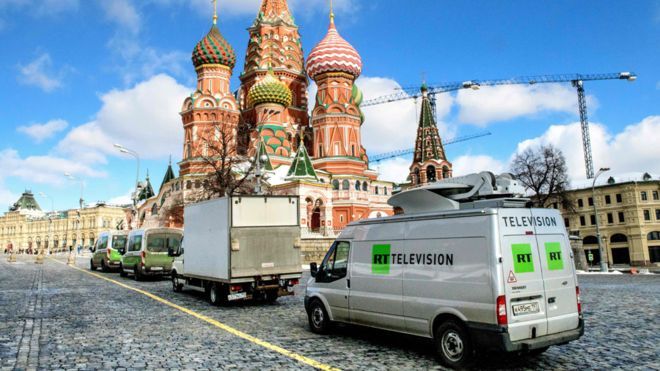 RT trucks in Moscow