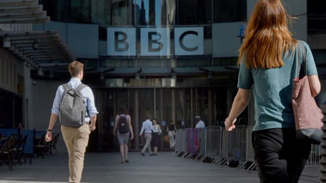 Сотрудники BBC New Broadcasting House в 2018 году
