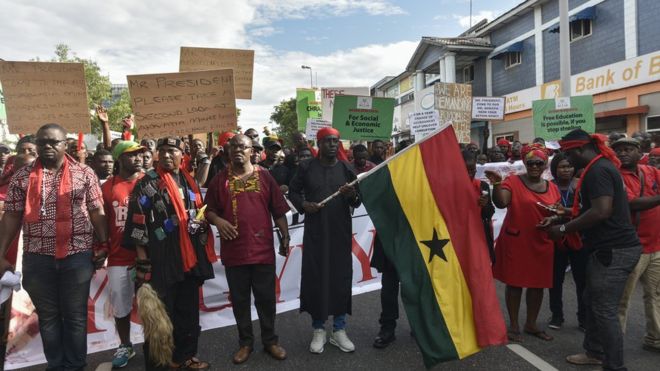 Ghana protesters