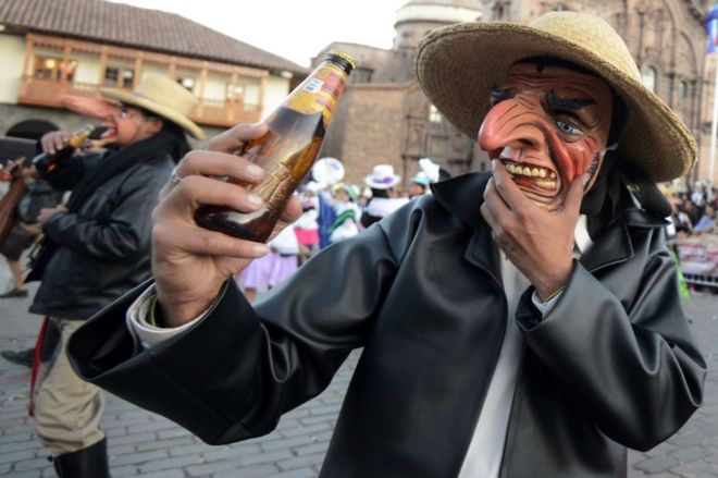 El desfile previo al Inti Raymi o fiesta del sol en la Cusco, Perú, el 23 de junio.
