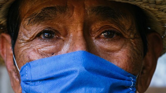 Hombre de una comunidad indígena de México