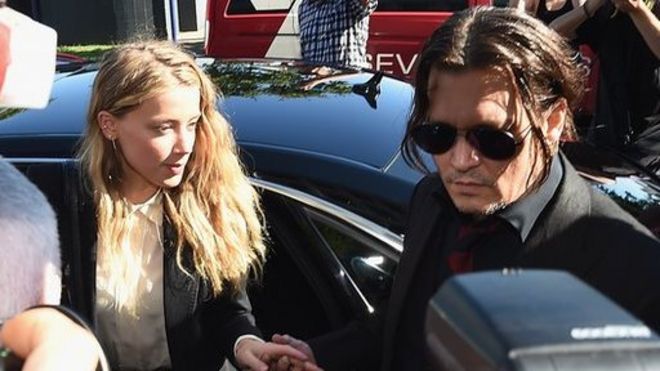 Actors Johnny Depp and Amber Heard have returned to Australia to face dog smuggling charges