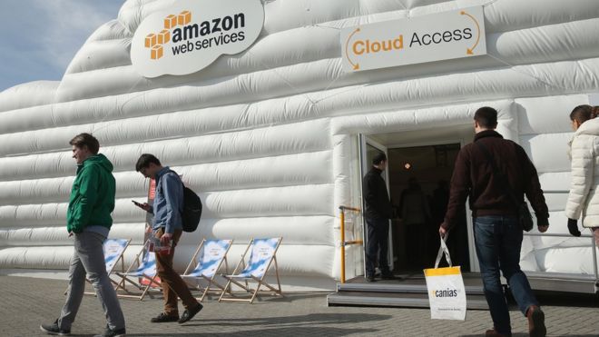 Amazon продвигает свои облачные сервисы на выставке в Германии