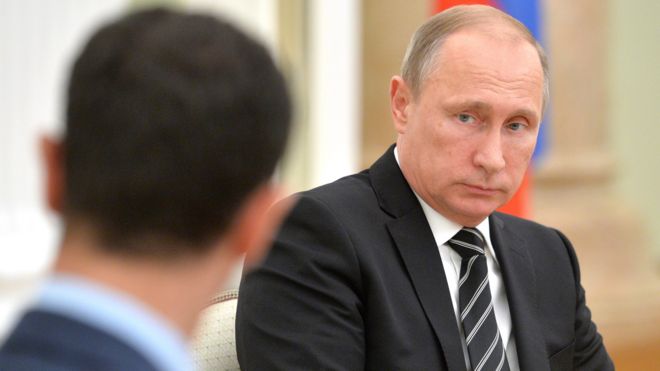 Putin y Bashar al Asad