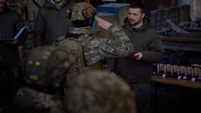 зеленський бахмут