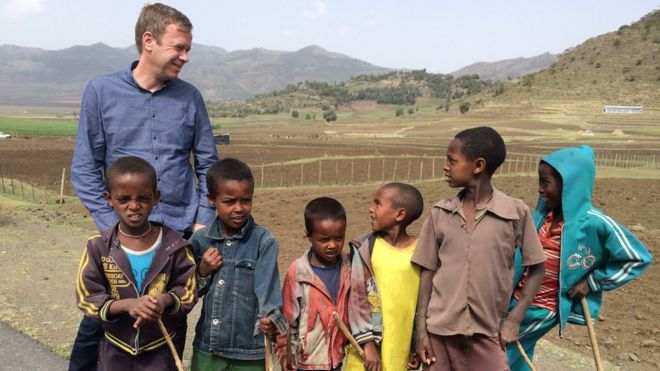 Эндрю Хардинг в Эфиопии