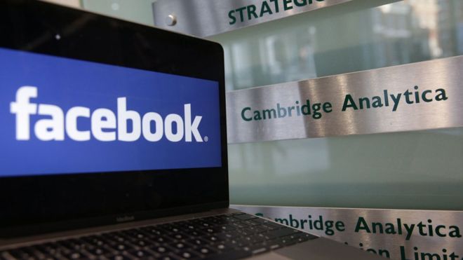 Combinación de Facebook y Cambridge Analytica