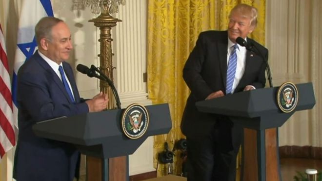 トランプ氏「僕はどちらでもいい」　中東紛争の解決方法
