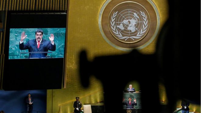 Nicolás Maduro discursa na Assembleia Geral da ONU