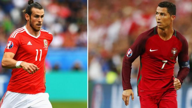 Gareth Bale (izquierda) y Cristiano Ronaldo
