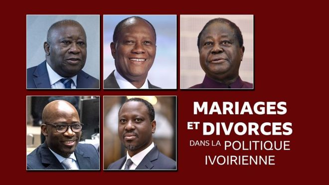 Présidentielle Côte d'Ivoire 2020 : Mariages et divorces dans la politique ivoirienne