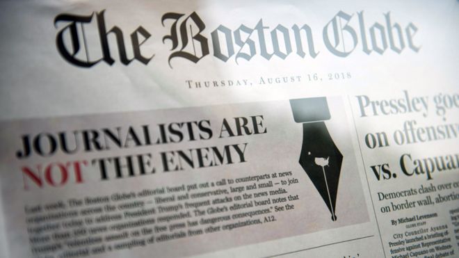 Главная страница Boston Globe