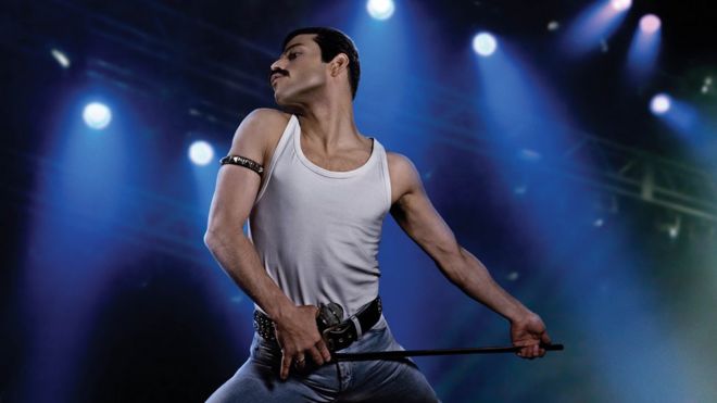 Rami Malek as Freddie Mercury in Bohemian Rhapsody (2018)