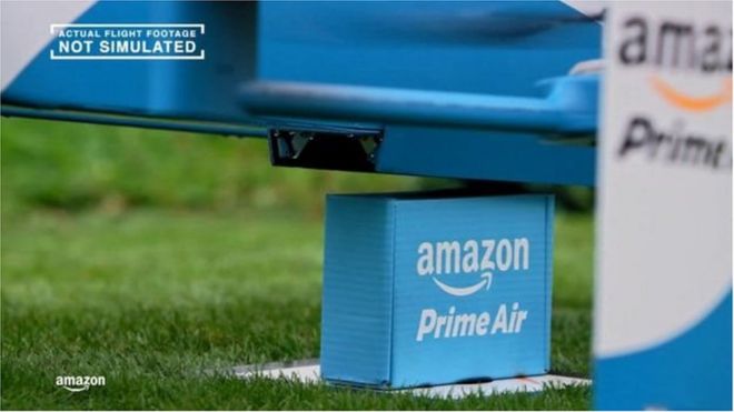 Дроны доставки Amazon