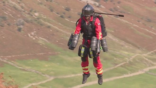 Lake District: Jet suit paramedics ready for summer lift-off - BBC News