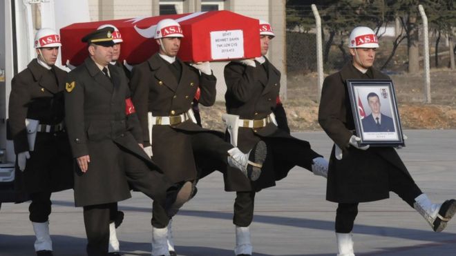 الرئيس الروسي قدم تعازيه لنظيره التركي بعد مقتل الجنود
