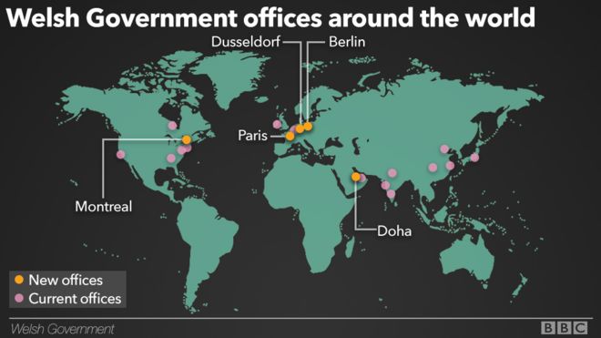 Карта мира новых офисов