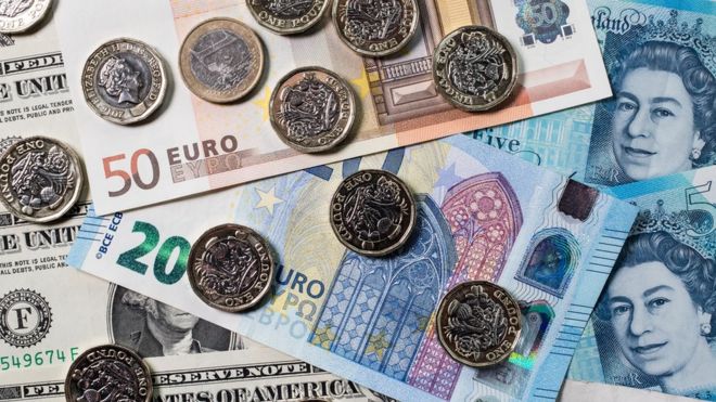 Фунты и евро