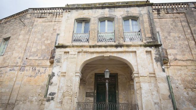 The exterior of Villa Guardamangia is seen on November 26, 2015 in Valletta, Malta.