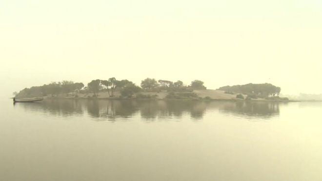 остров на озере Чад