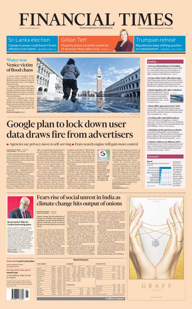 FT front page