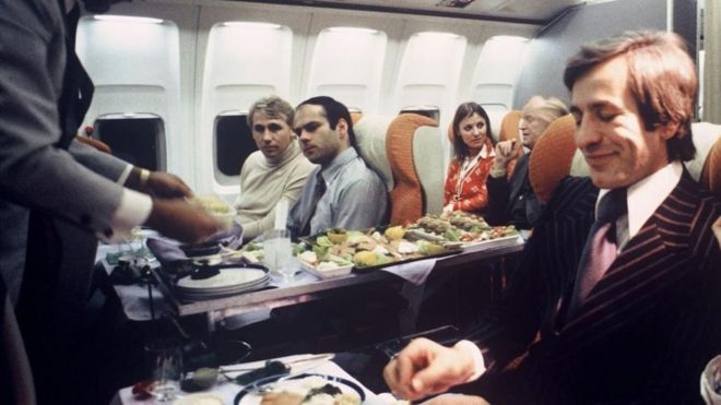 Retro airline food