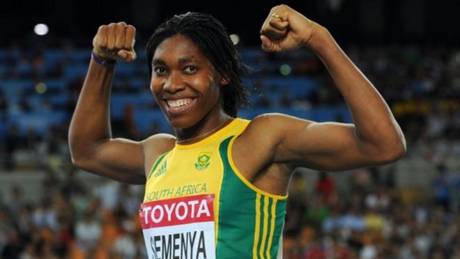 Mwanariadha wa mita 800 kutoka Afrika Kusini Caster Semenya