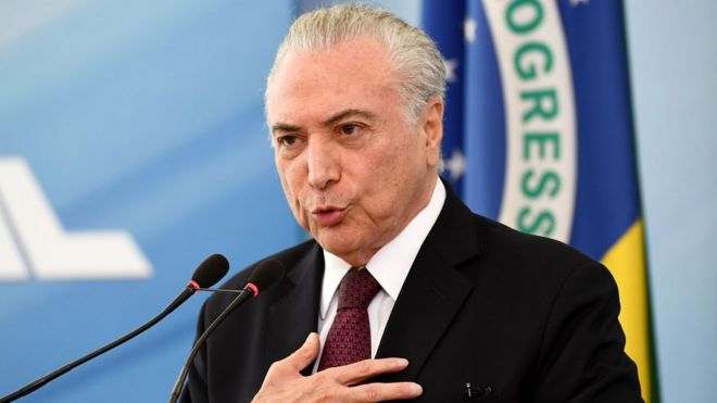 JustiÃ§a manda soltar o ex-presidente Michel Temer