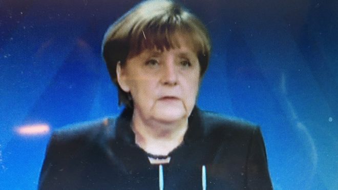 Truyền hình trực tiếp phát biểu của Thủ tướng Angela Merkel ở Berlin sau vụ tấn công
