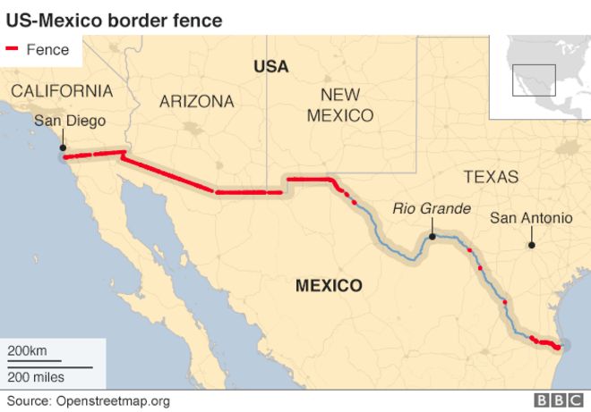 Мексиканская пограничная стена