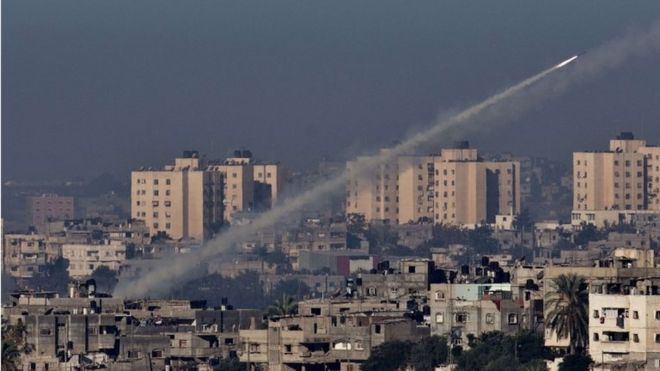 Ракета была выпущена из Газы в сторону Израиля (фото из архива)