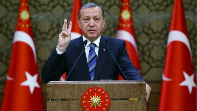 Президент Реджеп Тайип Эрдоган (фото 7 апреля)