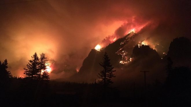 Incêndio em Oregon